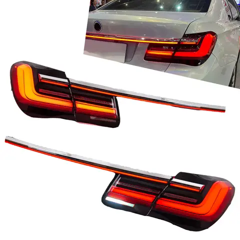 Car LED Tail Lights For BMW 7 Series F02 Rear Light 2009‑2015 LED Tail Lights Sequential Turn Signal Rear Lamps Assembly