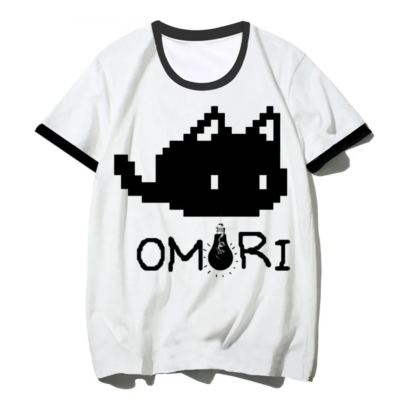 omori t Shirt Men Graphic Streetwear Casual Top Tees Clothes Y2k clothing men graphic anime t shirt couple clothes