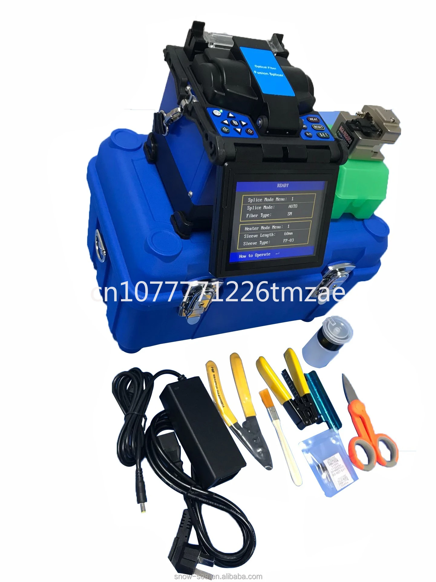 Nine languages of FTTH fiber optic splicing machine