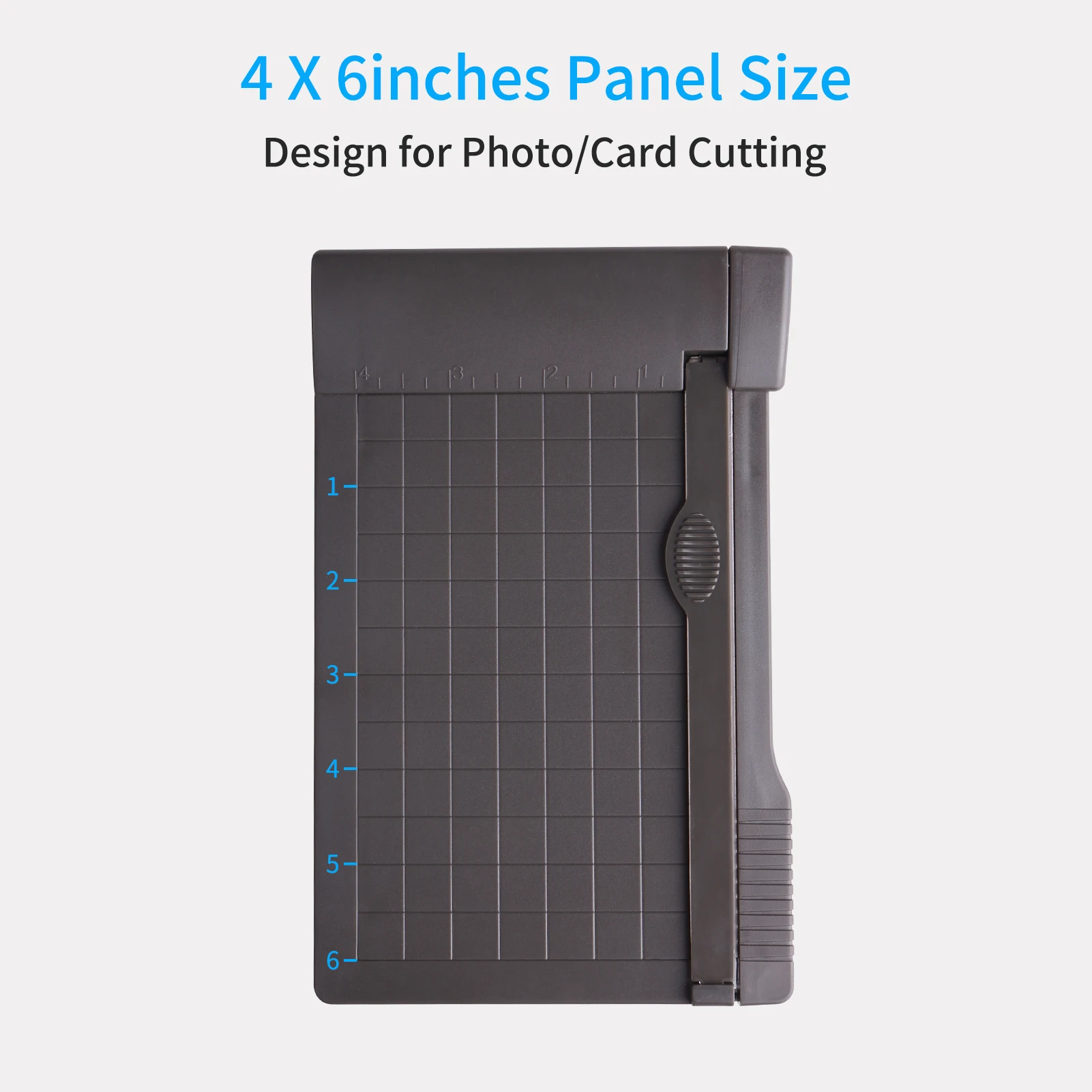 Mini Paper Trimmer Guillotine Cutter 6 Inch (160mm) Cut Length Desktop Paper Cutting Machine with Security Cutter Head