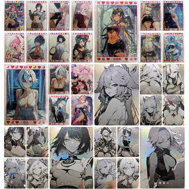 

Японское аниме «История богини» Bp UV Nilou 7 марта Миямото Мусаси любимые карты Рождественский подарок на день рождения детские игрушки