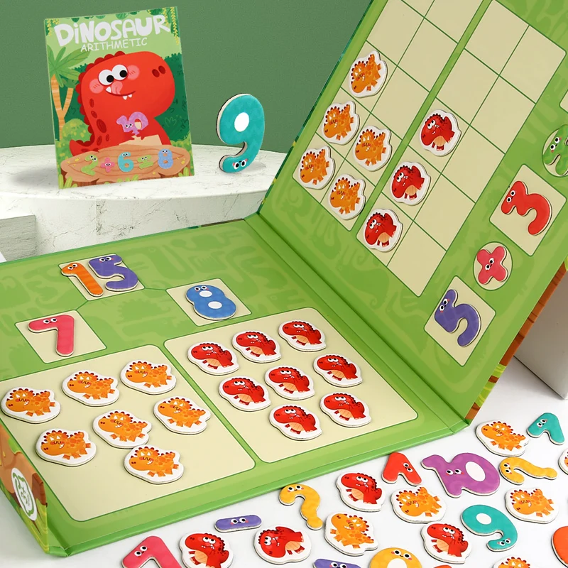 Montessori Magnetic Math Arithmetic Puzzle Number Decomposition Addition Subtraction Early Enlightenment Magnetic Stickers