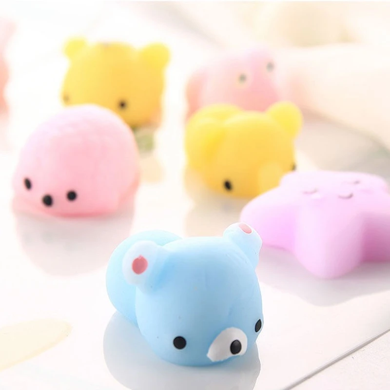 15 Pcs Mini Release Stress Animal Pinch Music Children Simulation Relaxing Mood Squeezing Reduce Pressure Toy Birthday Gift