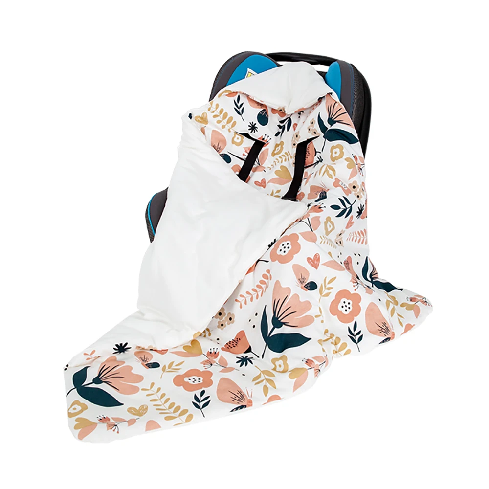Cobertor de capa de cesta para bebê para proteger do vento e o calor ao sair, macio e suave para a espessura da pele 2,5tog