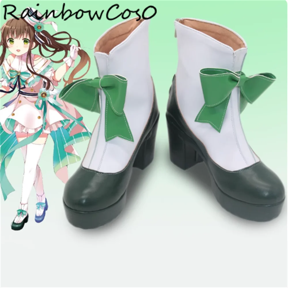 

Ujimatsu Chiya Gochuumon Wa Usagi Desu ka GochiUsa Обувь для косплея Сапоги Игра Аниме Вечеринка Хэллоуин RainbowCos0 v