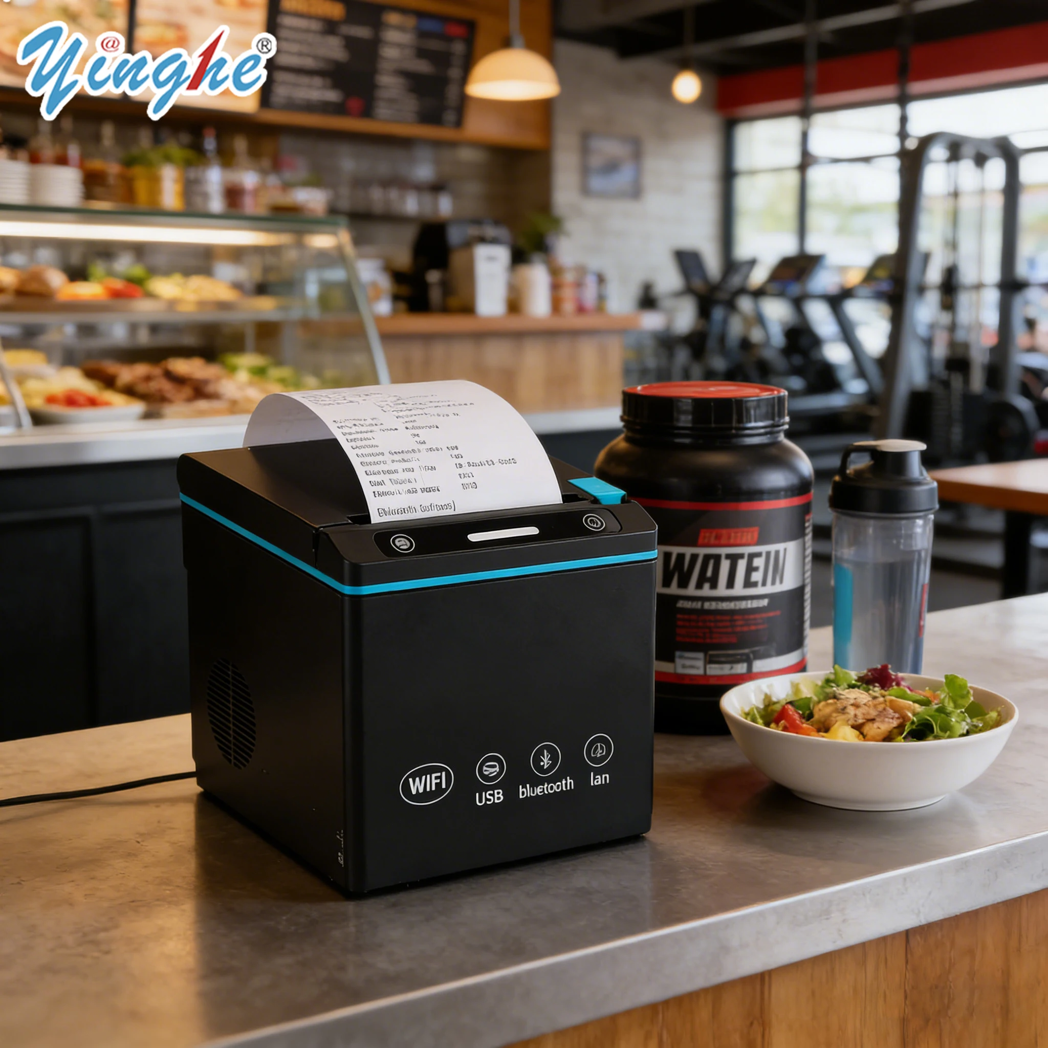 Multi-Platform Compatible Printer - 300mm/s 80mm Thermal Receipt With Auto Cutter For Seamless Delivery Service Integration
