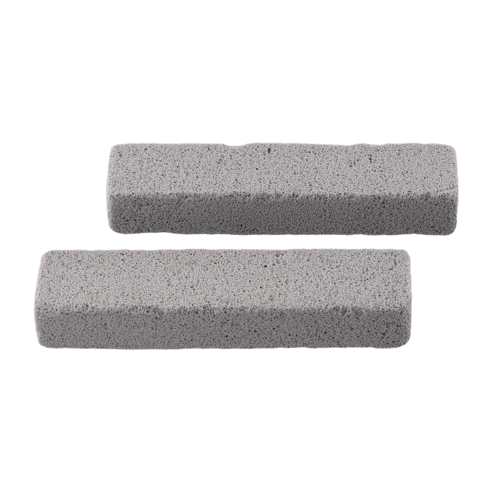 Convenient Narrow Edges Scouring Pad Lime Build Up Toilets Comfortable Use Narrow Edges Foamed Glass Grease Grey