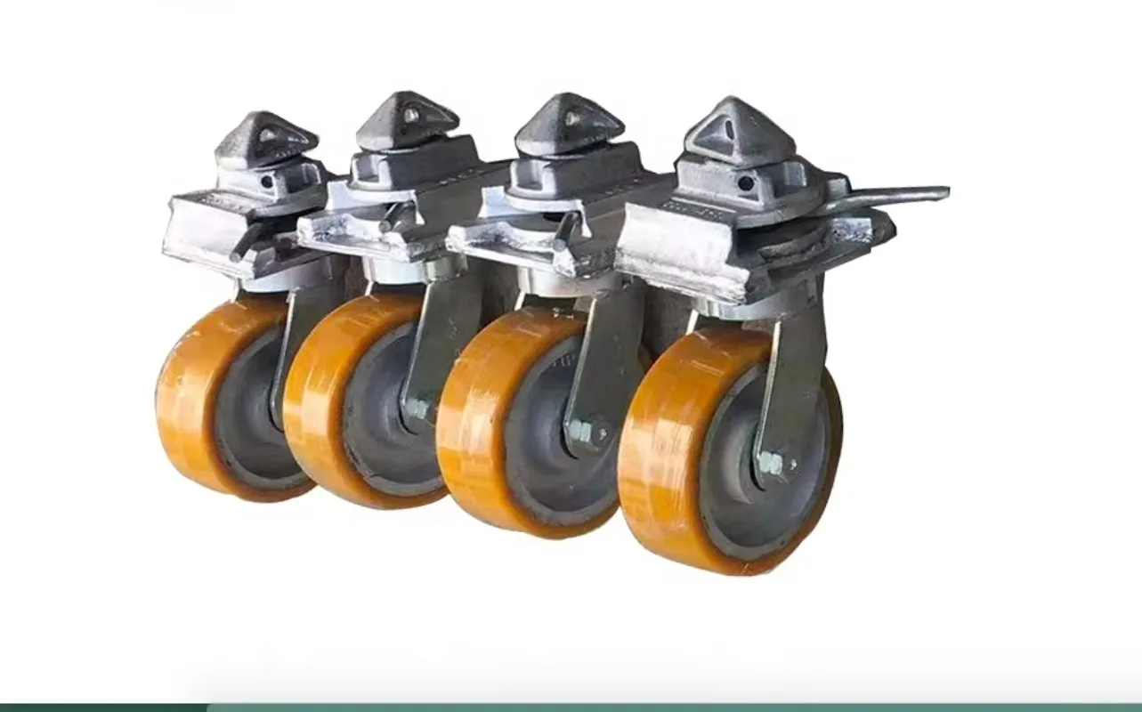 5 Ton Load Capacity 12Inch Extra Heavy Duty Container Caster Wheel Dual Wheel Shipping Container Caster