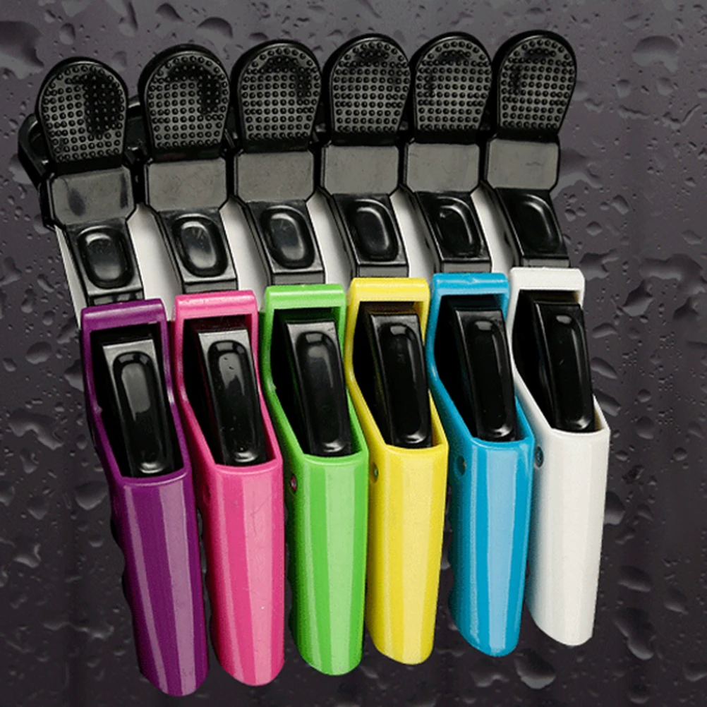 

18pcs Hairdressing Duckbill Clips Premium Plastic Colorful Barrettes For Women Salon Home Makeup Wash Tools