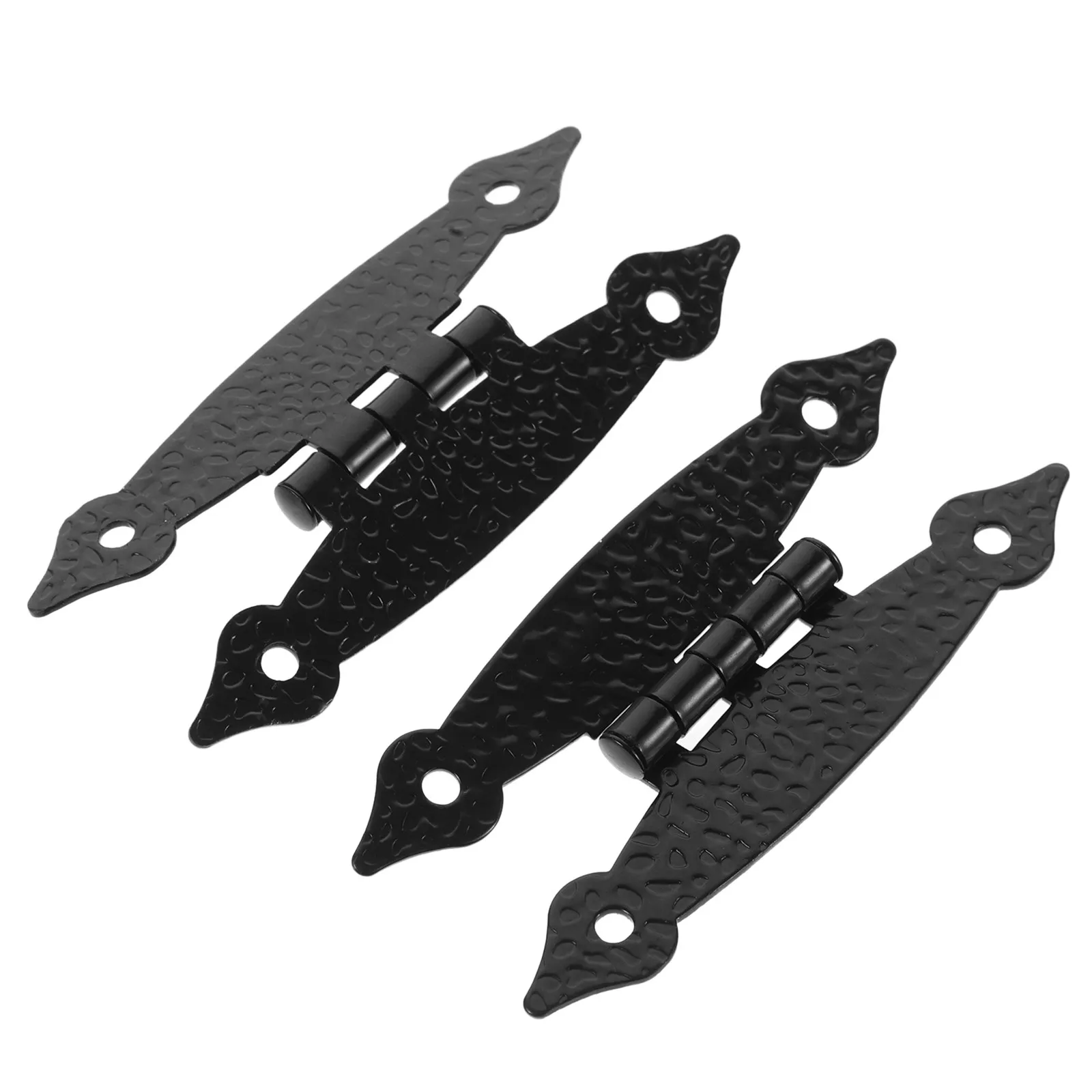 2Pcs H Type Steel Door Hinges Small Metal Replacement Hinges for Bathroom Basement Laundry Room Convenient Door Supplies