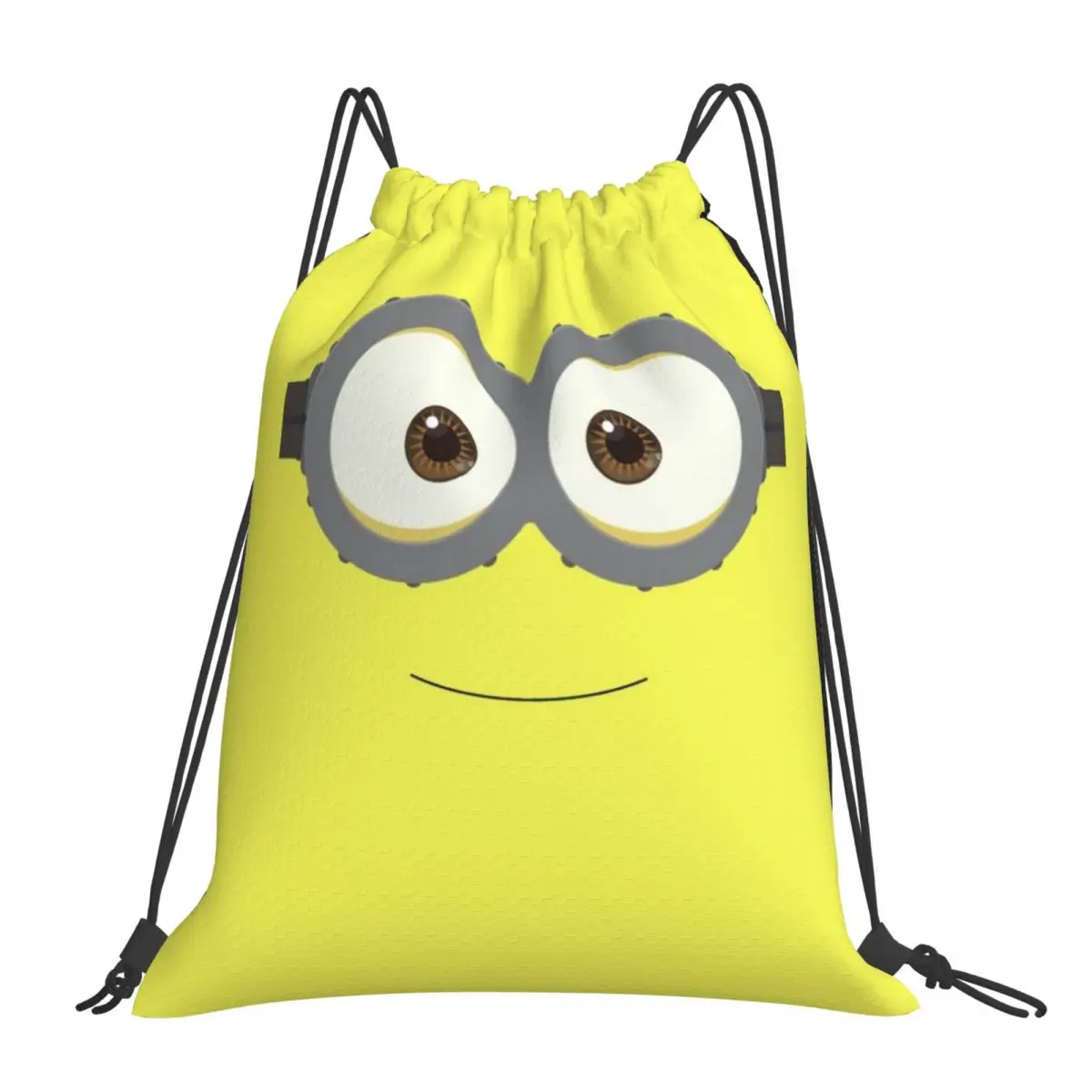 Mochila impermeable con nombre personalizado para exteriores, organizador de Minions con cordón para deportes de natación y playa, bolsa de almacenamiento para gimnasio