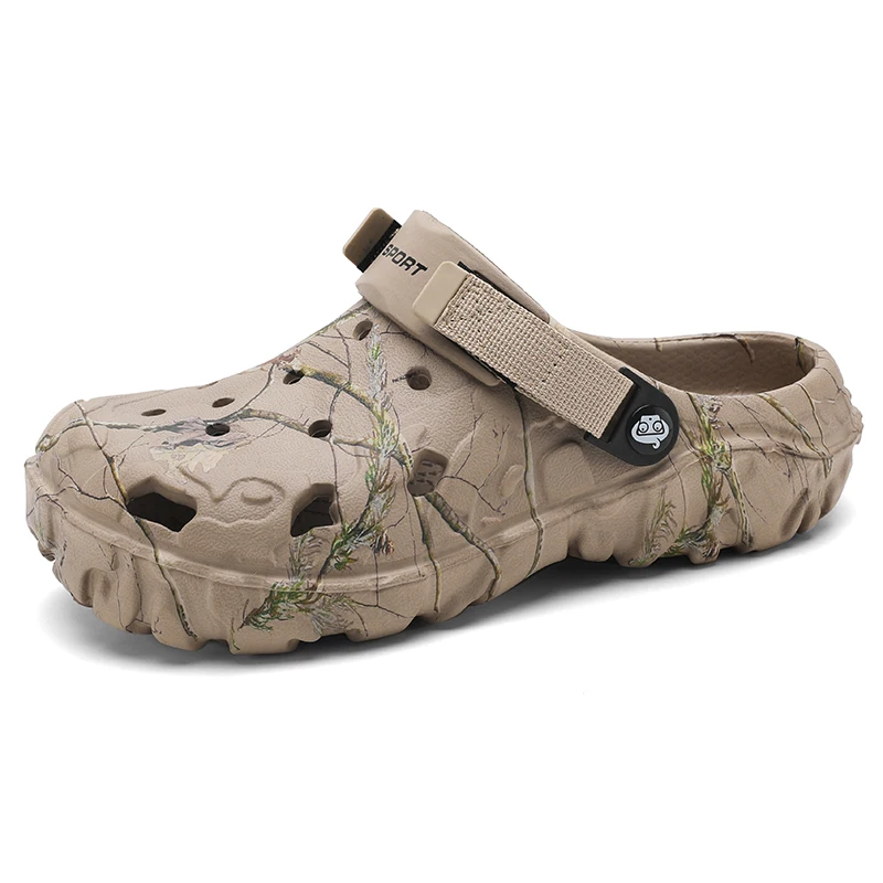 Sommer Herren Sandalen Haus- und Gartenschuhe Bequeme Leichte EVA-Hausschuhe Rutschfeste Weiche Sohle Indoor Flip-Flops Outdoor Clogs