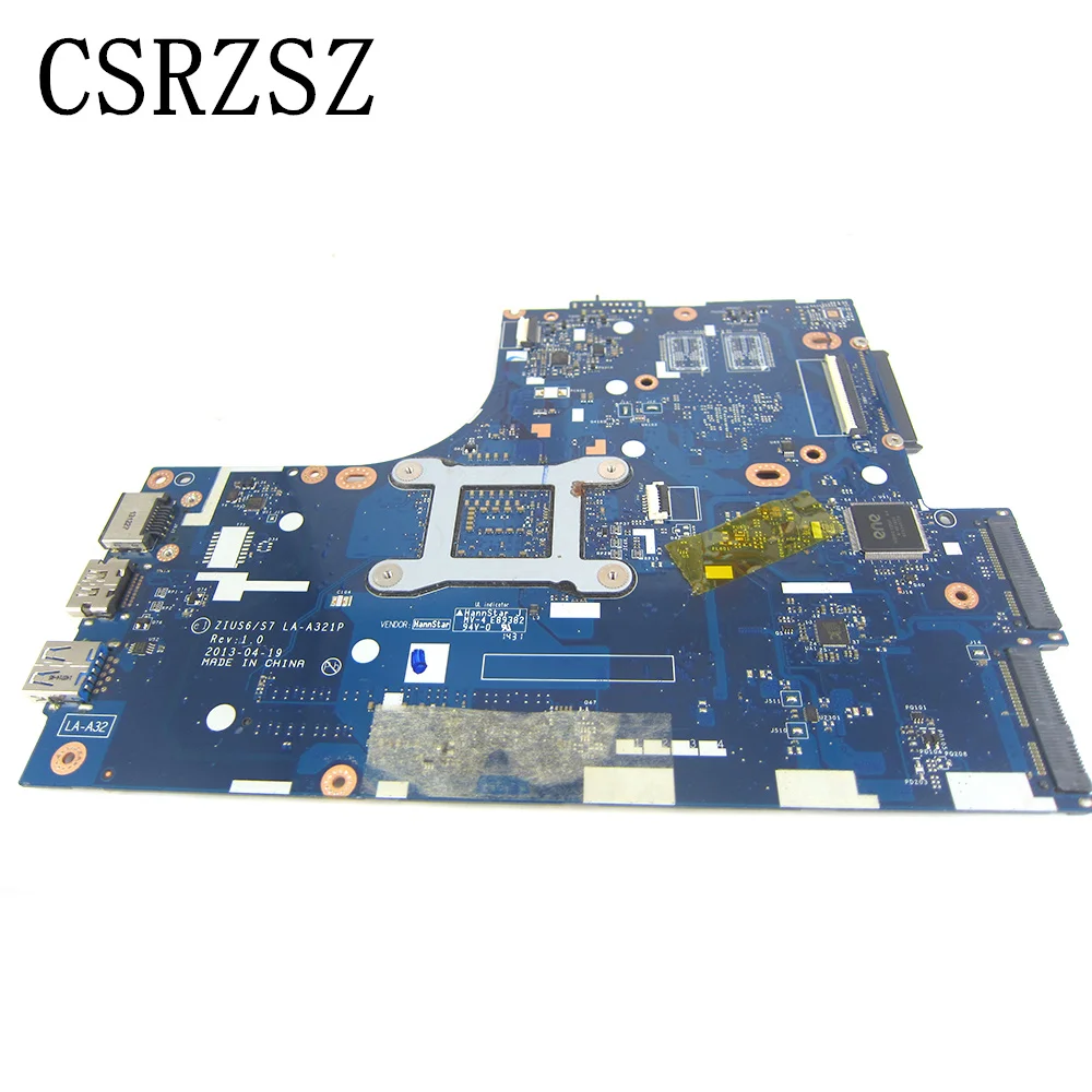 For Lenovo  S410 Laptop motherboard with 2957u  CPU ZISU6 LA-A321P Mainboard Test ok