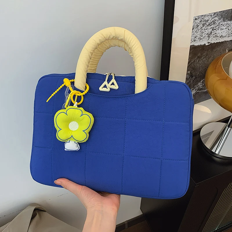 المتخصصة التصميم الأصلي حمل حقيبة الإناث 14/16 بوصة حقيبة كمبيوتر محمول اليد تحمل سعة كبيرة حقيبة يد التنقل