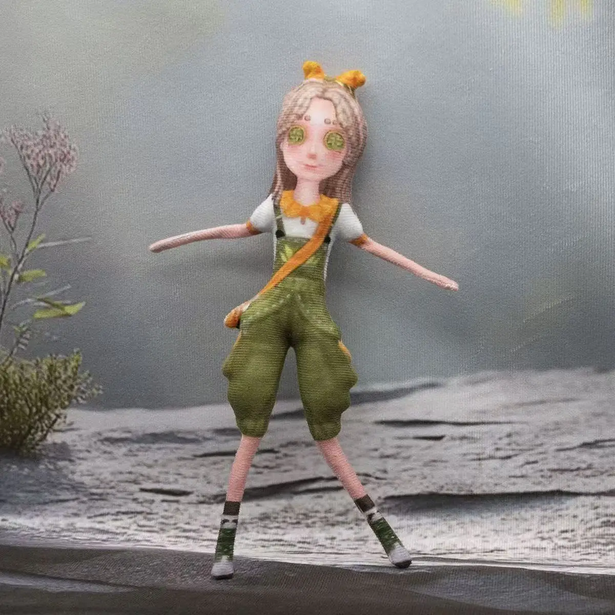 

Identity V Аниме подвижная мягкая кукла с абстрактным корпусом, проволочный скелет, косплей, куклы на Хэллоуин, реквизит, ручная работа