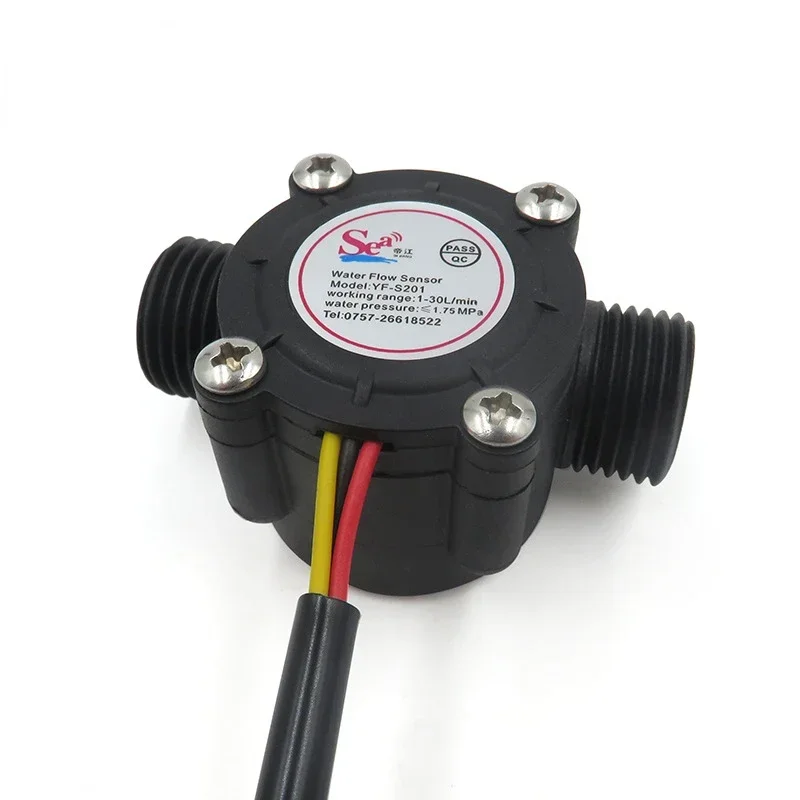 YF-S201 Flow sensor, water heater, flow meter, 4-point interface, turbine flow meter