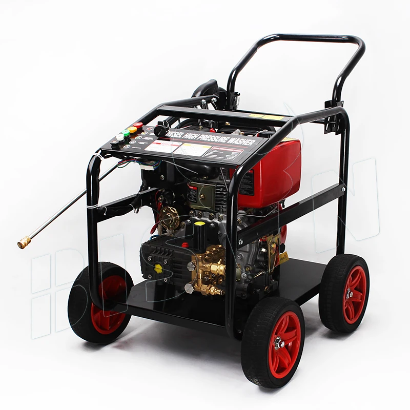 Bison Commercial 250Bar 3600 Psi Diesel High Power Pressure Washer Machine