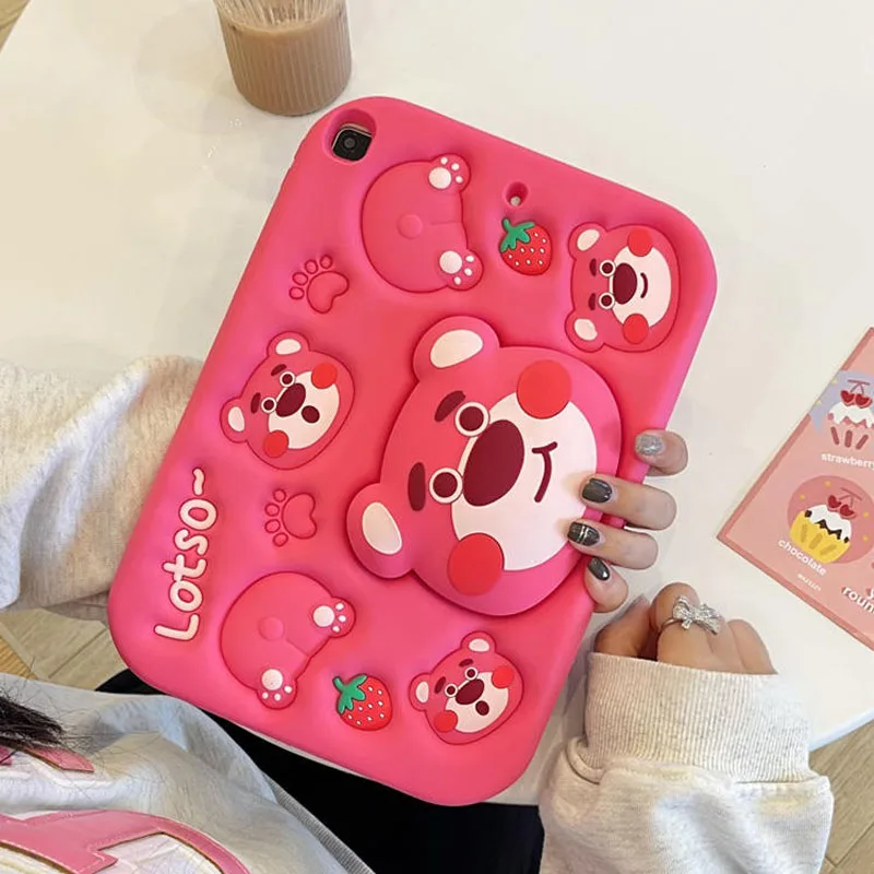 

Милый чехол-подставка Lotso с вращением на 360° для iPad 7/8/9/10-го поколения, Pro 11, Mini 6/5/4, Air 5/4/10.9, Air 4, силиконовый защитный чехол-накладка