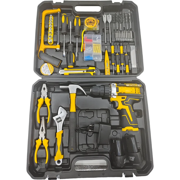 hit product12V Lithium-Ion Multifunctional Rechargeable Electric Drill Screwdriver OEM Handheld Impact Bits for Cross-Border For
