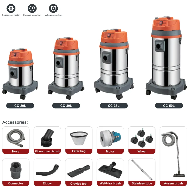 مكنسة كهربائية جافة ورطبة ، مكنسة كهربائية صناعية مع قطع غيار كاملة للبيع ، 20 لتر ، وزن ، وزن ، وزن وزن