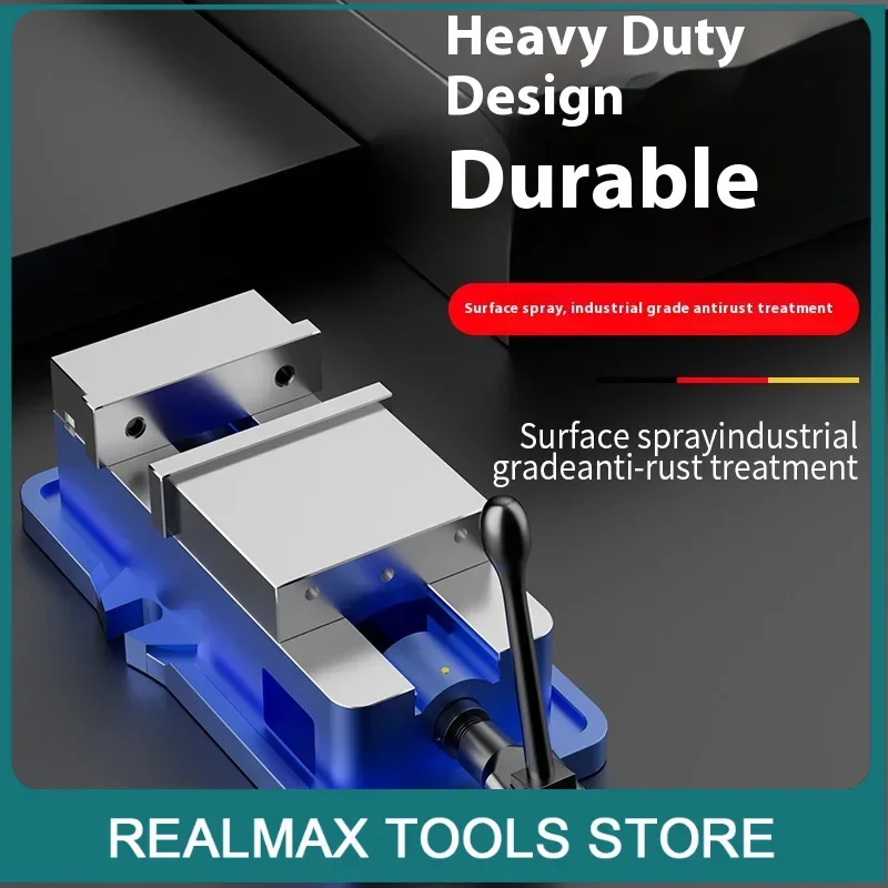 

4inch Clamping Vices Angle Fixed Flat Jaw Pliers CNC Common Clamping Vise High Precision Hardness 45° Optional Size