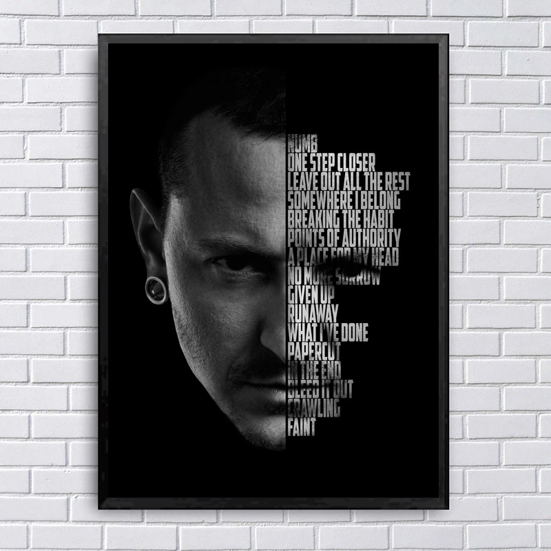 5D DIY Full Square/Round Drill Diamond Painting Chester Bennington Music Star  Embroidery Rhinestones Cross Stitch