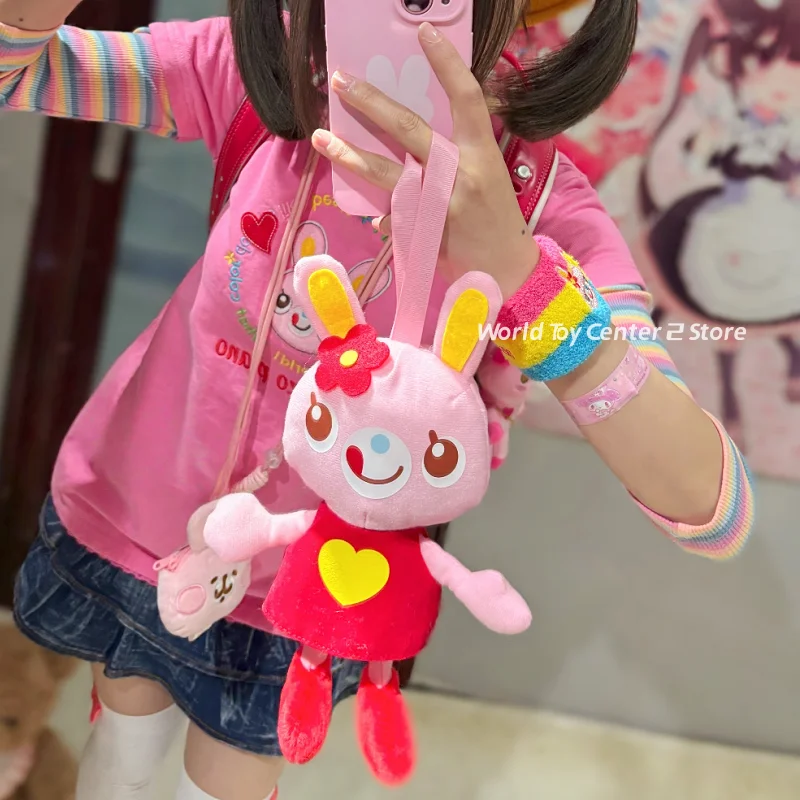 

Сумка Kawaii Mezzopiano MP розового цвета, лимитированная серия, с подвеской в виде ретро-куклы, аксессуары в японском стиле, сумка для школьной формы, подарки для дочери