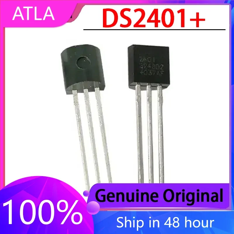 

5PCS New Original DS2401 DS2401+ inline TO-92 Silicon Serial Data