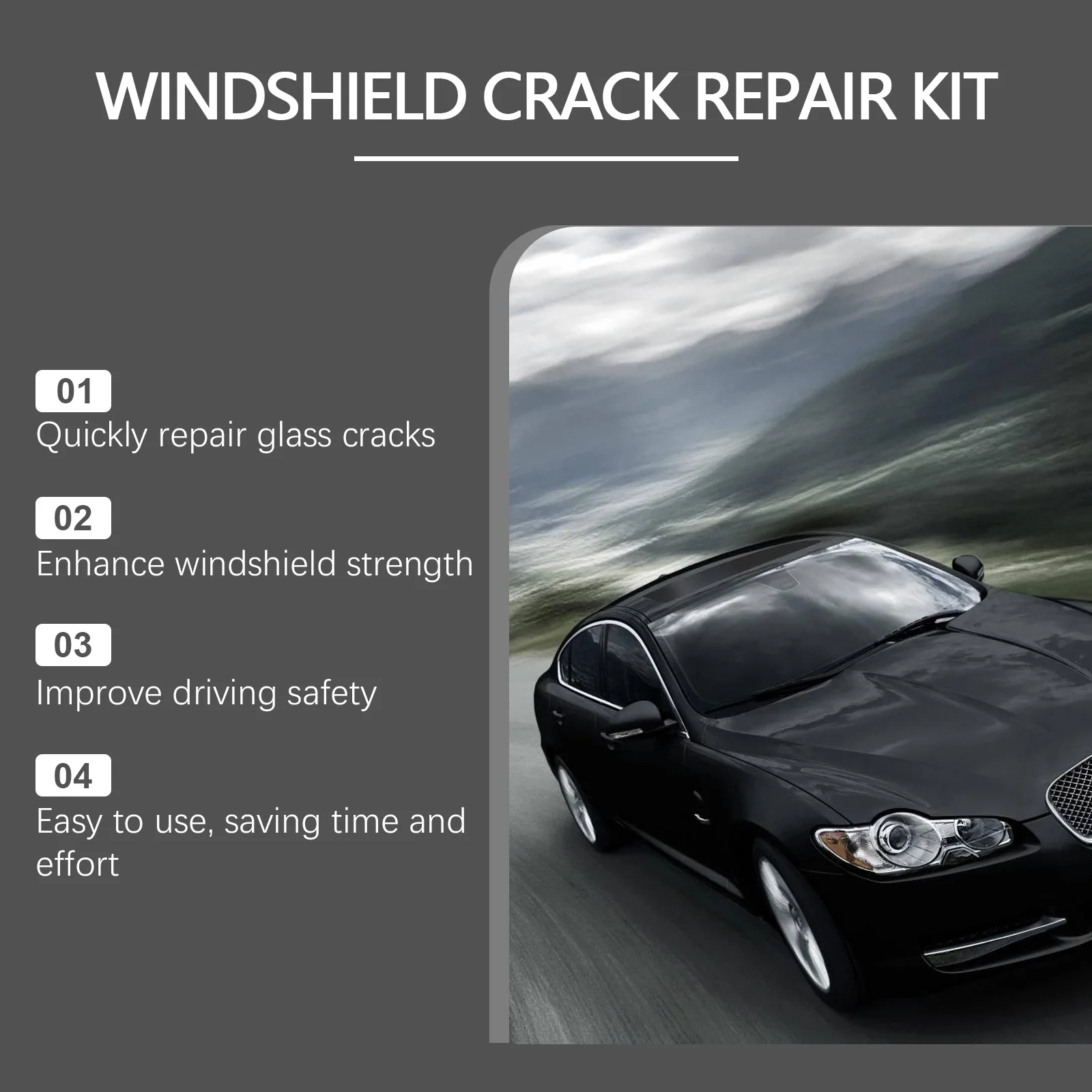 Cracked Glass Scratch Repair Kit Vehicle Windscreen Nano Fluid Filler Quick Fix Windscreen Scratch Restore Fluid For Glass image 5