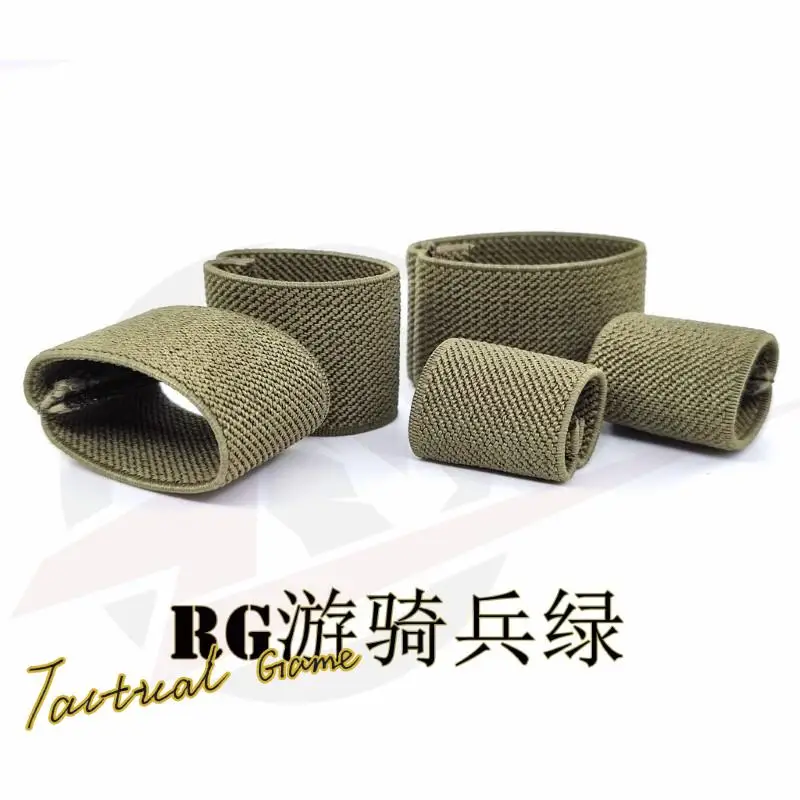 5pcs Tactical Elastic Belt Keepers Elastic Web Belt Loop Keeper 20MM 25mm 38mm 50mm Outdoor Camping Storage Gadgets