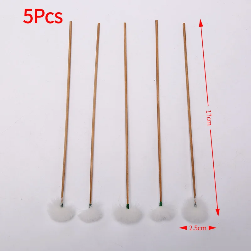 ＆5Pcs Goose Feather Earpick Wax Remover Earpicking Ear Cleaner Stick Health Care