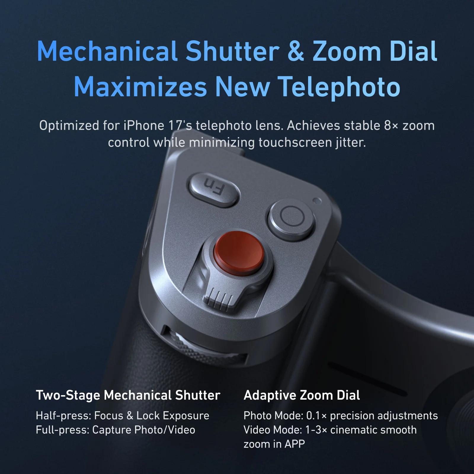 TELESIN Master Grip Kit for iPhone 17 Pro ProMax Phone Camera