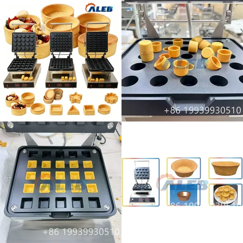SFW Certificate Non-stick Start Tart Shell Machine Bakery Use Walnut Tart Making Machine User-Friendly tart Shell Making