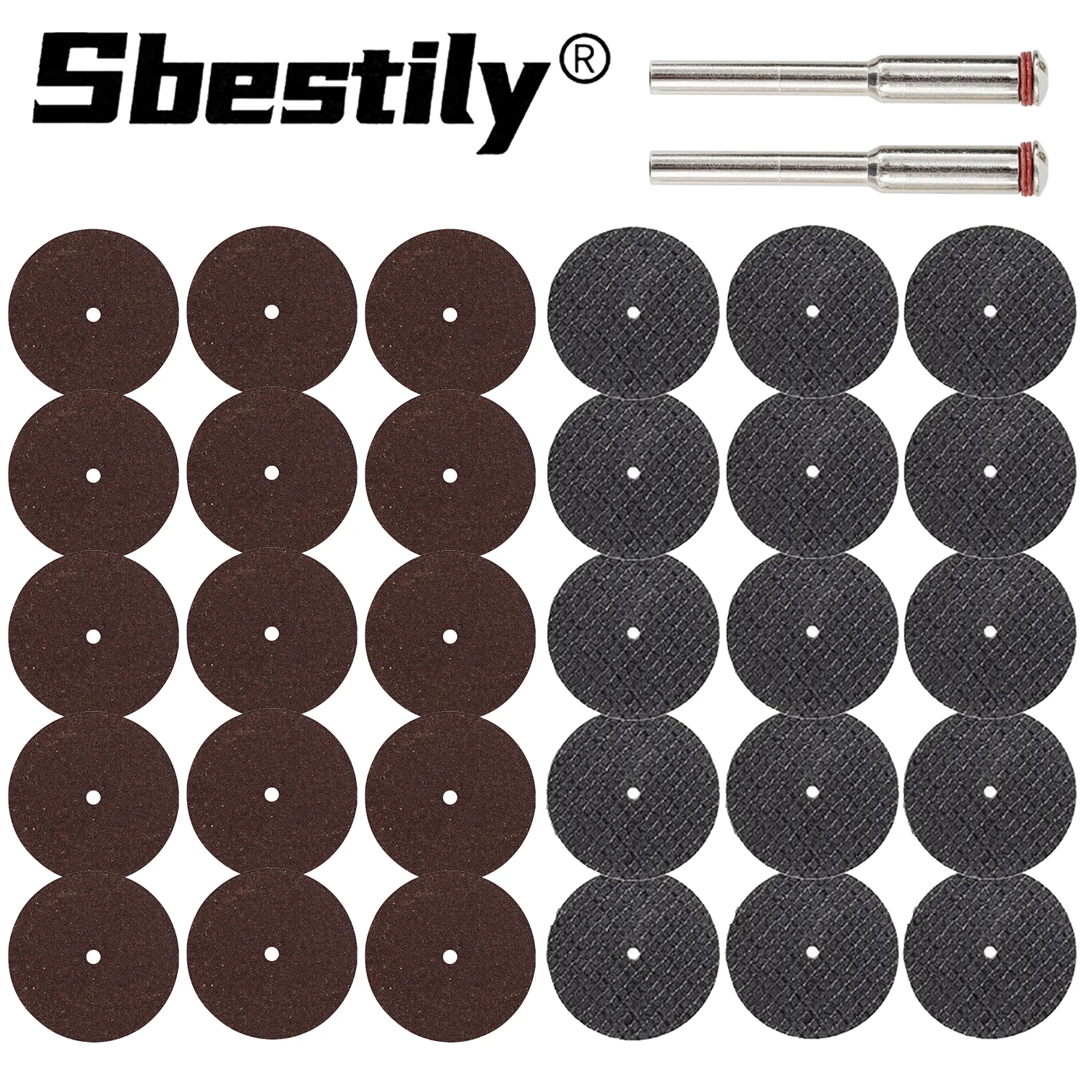 Discos de corte abrasivos de 32mm, muelas con mandriles de 2,35mm/3mm para accesorios, herramienta rotativa de corte de Metal, hoja de sierra