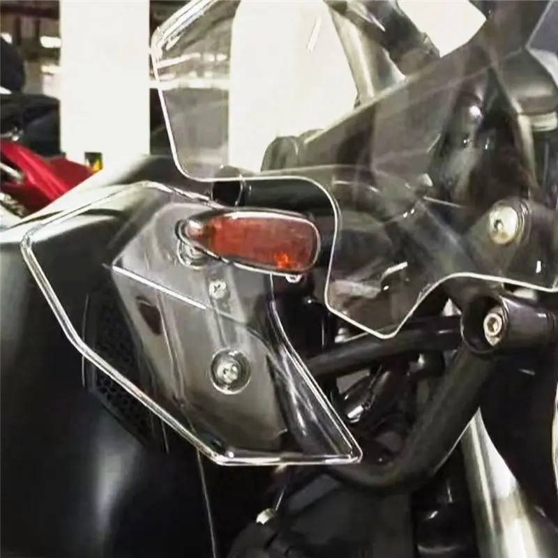 M46K-Motorcycle Fairing Side Wing Deflector Windshield For Moto Guzzi V85TT Touring Electra Street Tri Glide 2019-2023
