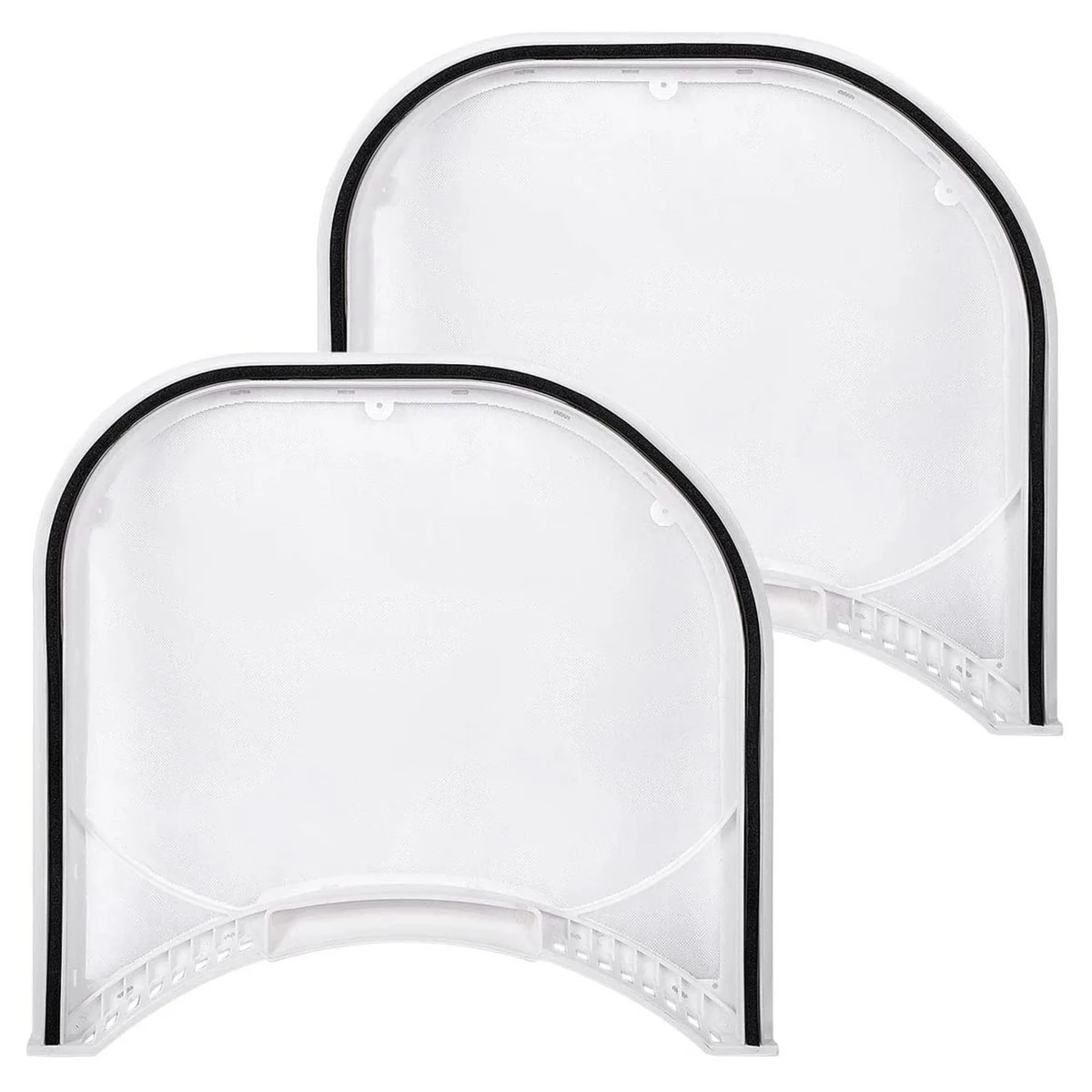 2 Pack of Dryer Lint Screen with Felt Rim Seal for 5231EL1003B DLE2512W DLE2514W