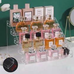 4/5 Layers Acrylic Display Stand Nail Polish Perfume Makeup Storage Shelf Transparent CD DVD Case Display Stand Organizer