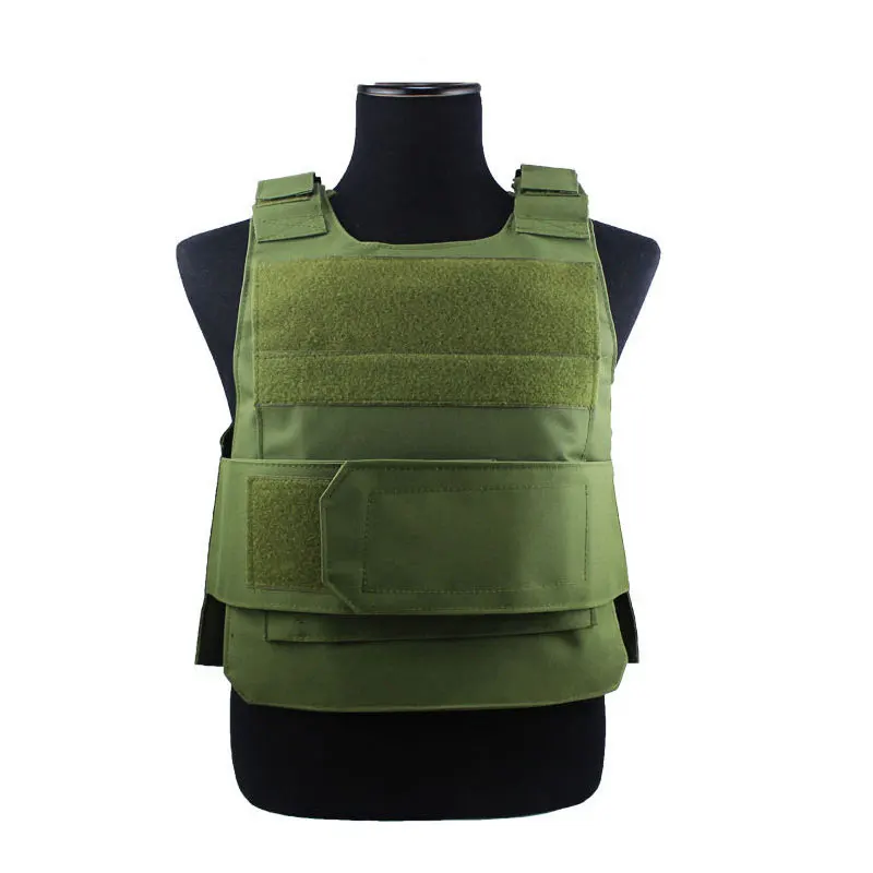 Chaleco táctico nivel II antipuñaladas MOLLE para Airsoft y caza