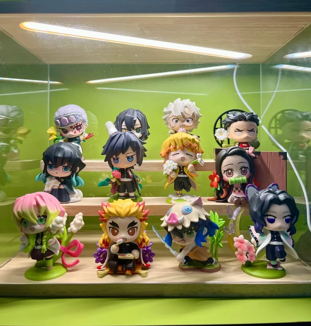 

6-8,5 см аниме «Убийца демонов» Танджиро Камадо Незуко фигурка слепая коробка креативная персонализированная статуя модель орнамент сюрприз подарочная коробка