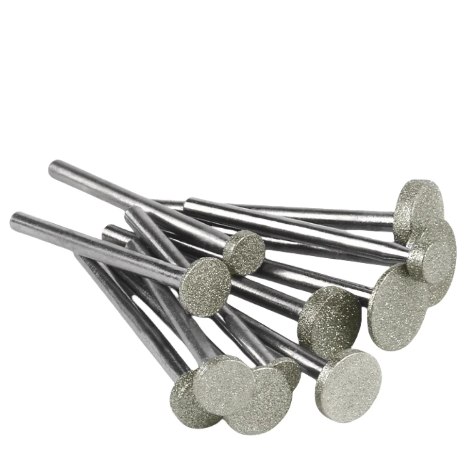 1pcs 3mm core T-Shape Diamond Grinding Burrs for dremel grinding cutting