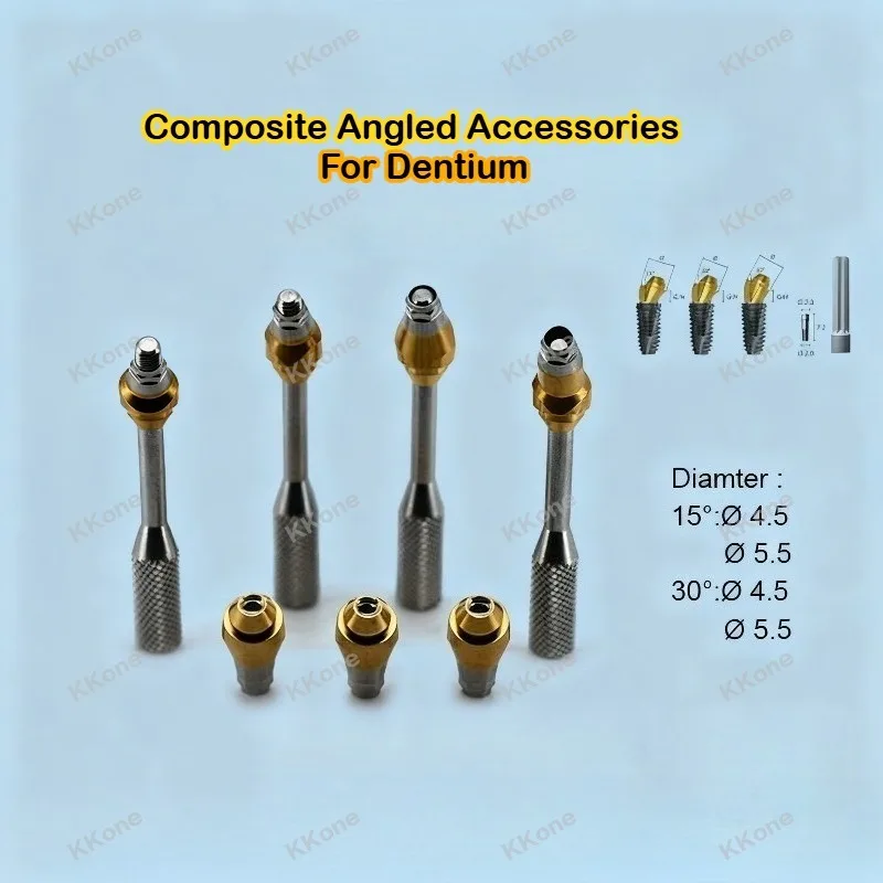 10Sets Third Party Dental Implant Accessories Angled Abutment Multi Angle Abutment For Dentium