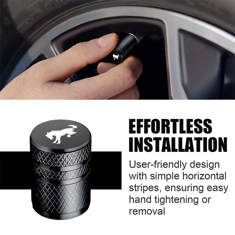 

5Pcs Car Wheel Tire Valve Stem Caps For Ford Bronco Ranger S-Max Focus Mondeo Transit Tourneo Custom Ranger Styling Accessories