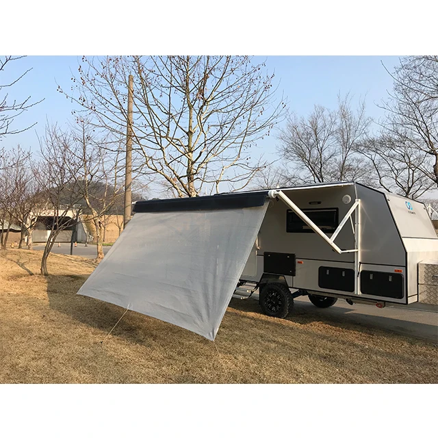 caravan trailer rv awning shade privacy screen awning shade cloth