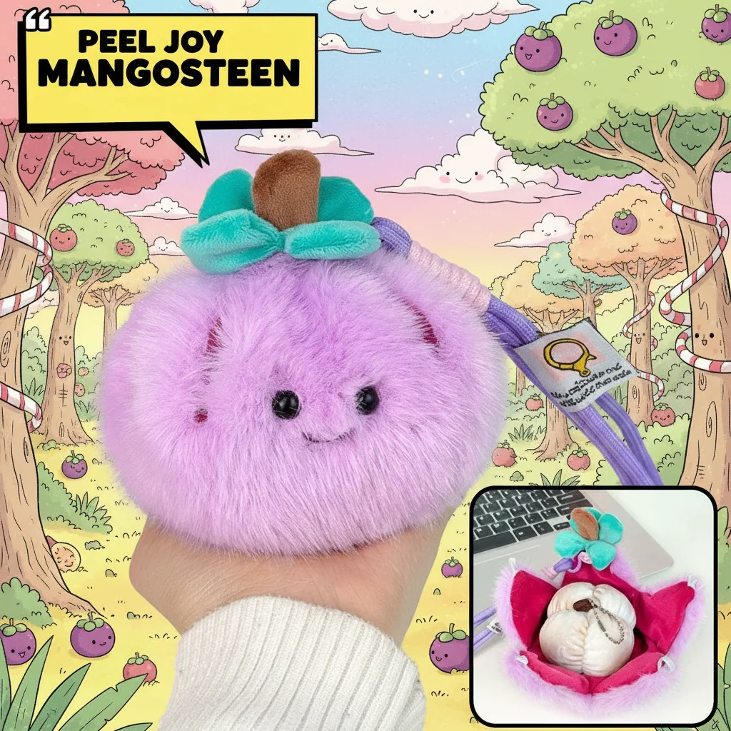 Cute Fruit Party Stripping Happy Palm Treasure Doll Table Plush Toy Doll for Kids