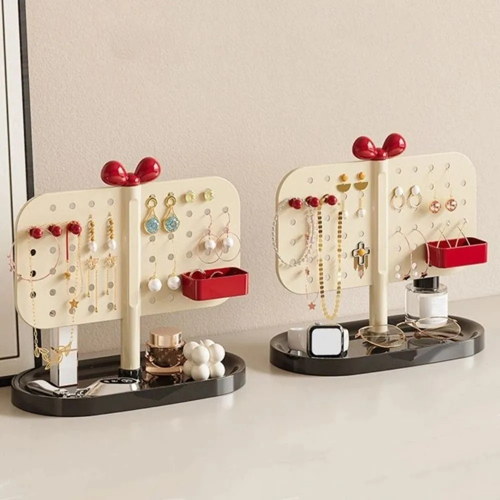 Multifunctional Perforated Board Storage Rack DIY Removable Tray Pegboard Organizer Adjustable Simple Design