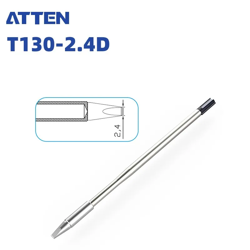 ATTEN GT-Y130 Soldering Iron Tip T130-0.1IS/K/2.0SK/0.1SI/1.2C/3.2C/1.6D/4.6D Head Replacement Tool