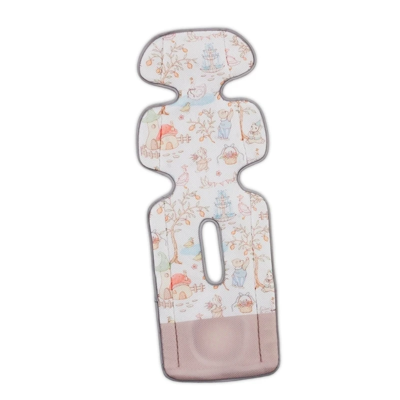 Mesh Pushchair Liner Dinosaur Park for Toddlers and Daily Warm Weather Use