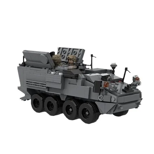 

MOC Mortar Transport Armored Car Model Building Block 162170 DIY Creative Assembled Bricks Hobby Collection Toys