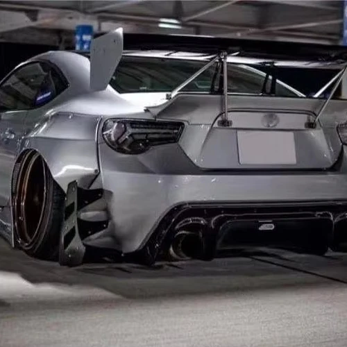 

Robot Style Front Bumper Splitters Fenders Side Skirts Rear Diffuser Wing for Toyota GT86 Subaru Brz 86 Fiberglass Wide Body Kit