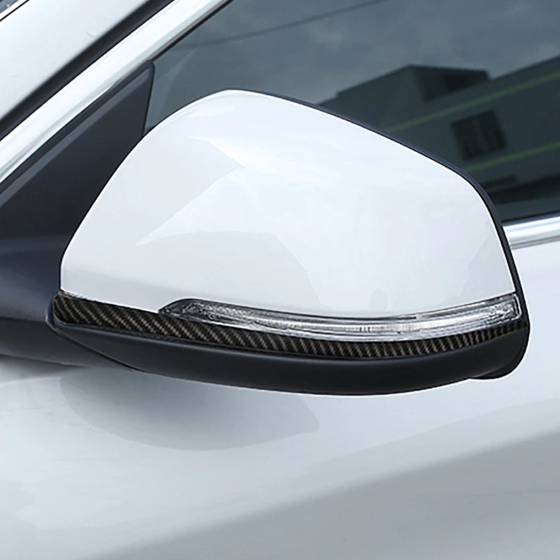 

Car Door Rearview Mirror Carbon Fiber Color Trim Strips For BMW 2 Series F45 F46 218i 220i X1 F48 2016-2018 Exterior Accessories